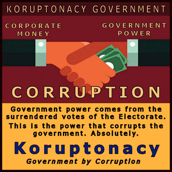  Koruptonacy Government Poster2- Nstuk Bridge Global Peace Plan